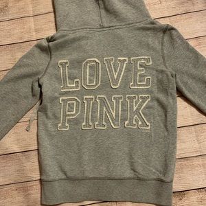 Grey PINK VS zip up